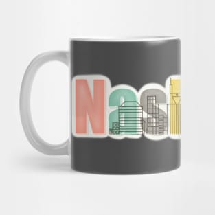 Nashville Tennessee Design Mug